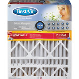 BestAir 20 In. x 25 In. x 4 In. Honeywell MERV 13 Deep Pleat Furnace Filter