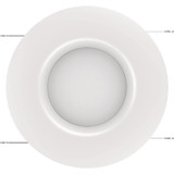 Philips 6 In. White Selectable CCT LED Retrofit Recessed Light Kit (2-Pack) 580415 535359