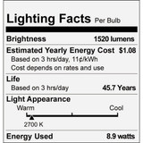 Philips Ultra Efficient 100W Equivalent Soft White A19 LED Light Bulb