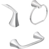 Moen Lindor 3-Piece Bath Hardware Set, Chrome MY8793CH