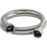 Lasco 3/4 In. x 4 Ft. Stainless Steel Washing Machine Hose 16-1804