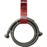 Lasco 3/4 In. x 4 Ft. Stainless Steel Washing Machine Hose