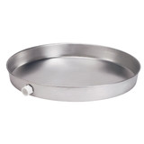Oatey Aluminum 25 In. Water Heater Drain Pan with 1 In. PVC Fitting 34153
