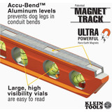 Klein ACCU-BEND 6.25 In. Level 935AB4V 348781
