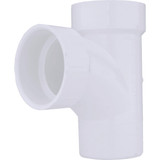 Charlotte Pipe 2 In. Hub DWV Sanitary Street Tee PVC 00403  0800HA