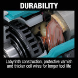 Makita 4-1-2 In. 7.5-Amp X-LOCK Angle Grinder with Lock On GA4570 360982