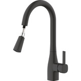 Home Impressions 1-Handle Pull-Down Kitchen Faucet, Matte Black FP4AF316BL-JPA1 492098