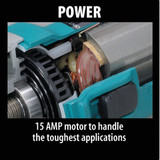 Makita 7 In. 15-Amp Angle Grinder with Lock On GA7021 376274
