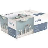 Moen Lindor 2-Handle Lever Widespread Bathroom Faucet, Chrome