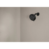 Moen Hydro Energetix 8-Spray Pattern 4.75 In. Wall Mount Fixed Shower Head, Matte Black