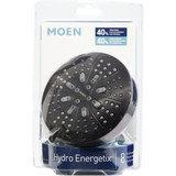 Moen Hydro Energetix 8-Spray 1.75 GPM Fixed Shower Head, Matte Black
