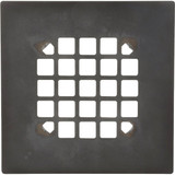 Danco Oil Rubbed Bronze Square Snap-In Drain Cover For Shower