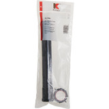 Keeney 1-1/2 In. x 12 In. Black Plastic Slip-Joint Extension Tube