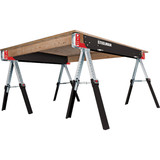Steelman 42 In. Adjustable Folding Multi-Purpose Sawhorse