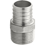 Plumbeez 1 In. x 3/4 In. MPT Stainless Steel PEX Adapter PE-PS-MA1007