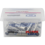 Plumbeeze 1/2 In. Stainless Steel PEX Coupling (25-Pack) PE-PS-C05-25
