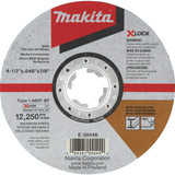 Makita X-LOCK Type 1 4-1/2 In. x 0.045 In. x 7/8 In. Metal Thin Cut-Off Wheel