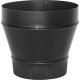 Imperial 6 In. x 5 In. 24 Ga. Thick Wall Black Reducer BM0075