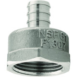 Plumbeez 1/2 In. x 3/4 In. FPT Stainless Steel PEX Adapter PE-PS-FA0507