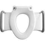 Bemis Independence 4.5 In. Raised Toilet Seat with Dual Lock & Support Arms