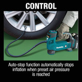 Makita 18-Volt LXT Lithium-Ion 120 psi Cordless Inflator Kit DMP180SYX 314686