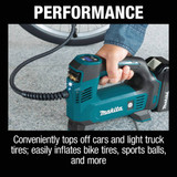 Makita 18-Volt LXT Lithium-Ion 120 psi Cordless Inflator Kit DMP180SYX 314686