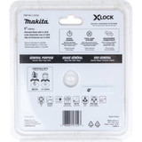 Makita X-LOCK 5 In. Segmented Rim Dry-Wet Cut Diamond Blade E-07238 366207