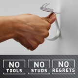 3M Claw 25 Lb. Silver Drywall Hook 3DH25SLV-1ES 254367