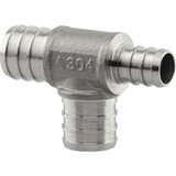 PlumbEeze 3/4 In. x 1/2 In. x 3/4 In. Stainless Steel PEX Tee PE-PS-T070507