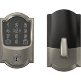 Encode Plus Smart WiFi Deadbolt with Camelot Trim in Satin Nickel BE499WBVCAM619 254135