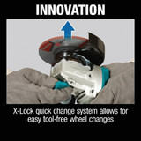 Makita 18v 4-1-2-5 Grinder XAG26Z 390705