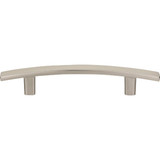Elements Thatcher 6 In. Overall Length Satin Nickel Curved Cabinet Bar Pull