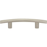 Elements Thatcher 5-1/4 In. Overall Length Satin Nickel Curved Cabinet Bar Pull