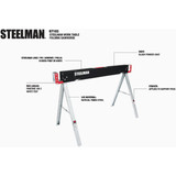 Steelman 47 In. Folding Sawhorse 67103 335162