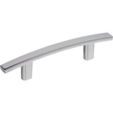 Elements Thatcher 6 In. Overall Length Polished Chrome Curved Cabinet Bar Pull