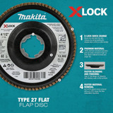 Makita 4.5" 80g Flap Disc T-03947 334486