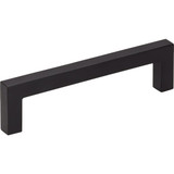 Elements Stanton 4-1/8 In. Overall Length Matte Black Square Cabinet Bar Pull