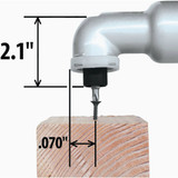 Makita 18-Volt LXT Lithium-Ion 1/4 In. Hex Cordless Angle Impact Drive (Tool Only)