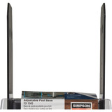 Simpson Strong-Tie Outdoor Accents Avant Collection ZMAX 6X6 Black Post Base APVB66 133539