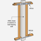 Simpson Strong-Tie 1-1/2 In. W x 28 In. L 16 ga Steel Retrofit Strap Tie