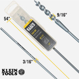 Klein 3-8 In. x 54 In. Flex Bit Auger 53716 325837