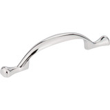 Elements Merryville 5-1/8 In. Overall Length Polished Chrome Cabinet Pull