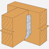 Simpson Strong-Tie ZMAX 6X12 Face Mount Joist Hanger