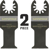 Genesis 1-3/16 In. HCS Thin Flush Cut Oscillating Blade (2-Pack) GAMT518-2