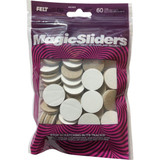 Magic Sliders 1 In. Oatmeal Felt Pads (60-Count) 61993