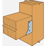 Simpson Strong-Tie ZMAX 6 x 6 Concealed Flange Face Mount Joist Hanger