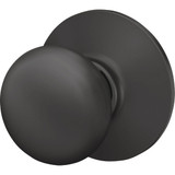 Schlage Plymouth Matte Black Passage Hall & Closet Door Knob