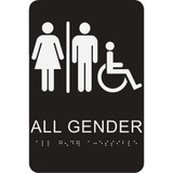 Hy-Ko Braille All Gender Sign DB-22