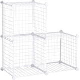 Rubbermaid  White 3-Cube Storage Stacker 2149483