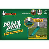 Frost King's Automatic 46 In. White Downspout Extender